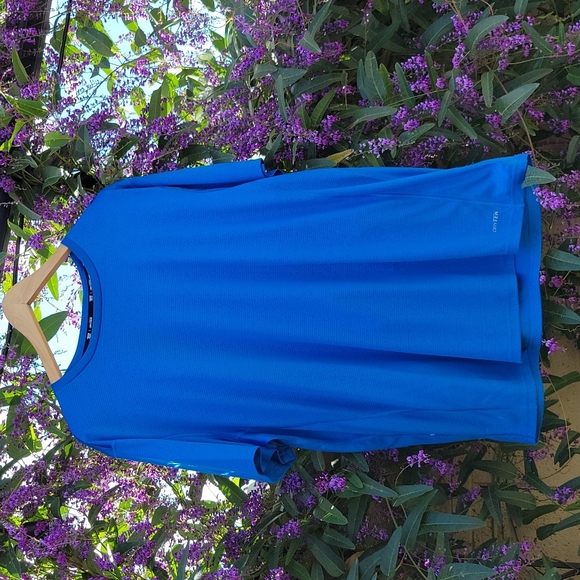 Blue Tek Gear Dry Tek Short Sleeve Active Wear Shirt Mens XL - Picture 1 of 6